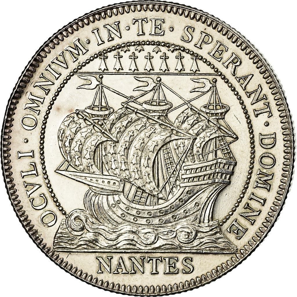 France, Token, Chambre au Tribunal de Commerce, Nantes, MS(63), Silver
