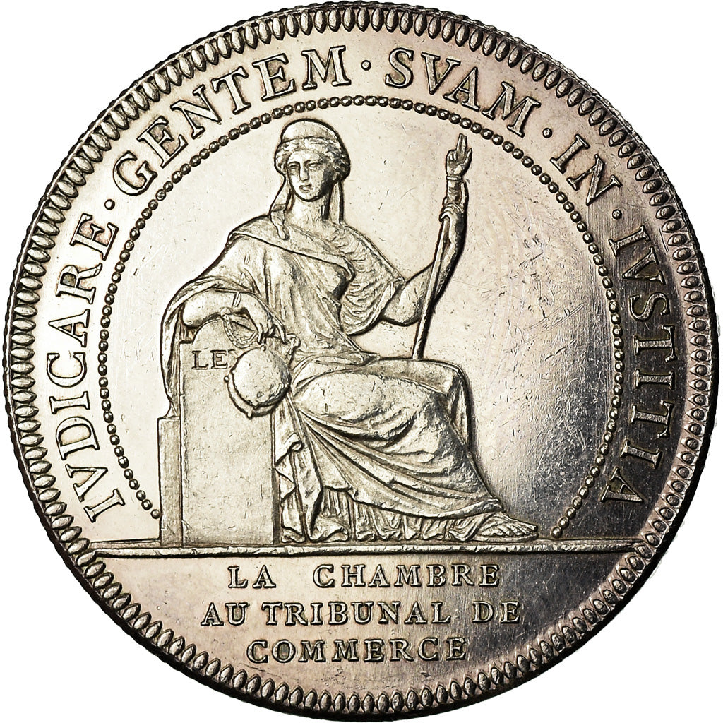 France, Token, Chambre au Tribunal de Commerce, Nantes, MS(63), Silver