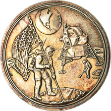 France, Medal, Landing on the Moon, N.Amstrong, Sciences & Technologies