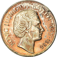 Duitsland, Medaille, Konig Ludwig II von Bayern, Herrenchiemsee Schloss, PR+
