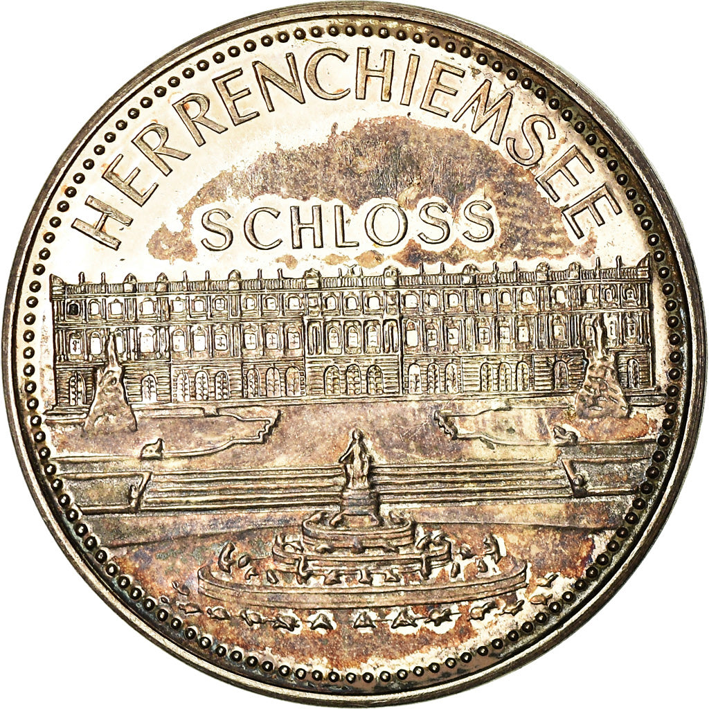 Duitsland, Medaille, Konig Ludwig II von Bayern, Herrenchiemsee Schloss, PR+