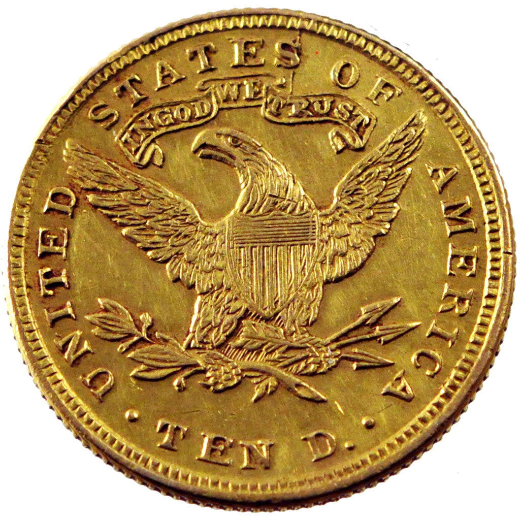 UNITED STATES, Coronet Head, $10, Eagle, 1906, U.S. Mint, KM #102, AU(50-53),...