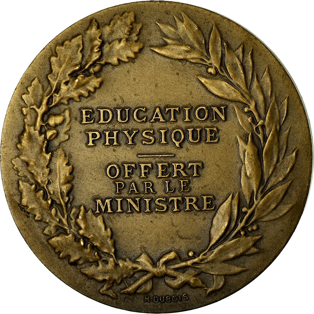 Frankrijk, Medaille, Education Physique, Offert par le Ministre, Morlon, ZF+