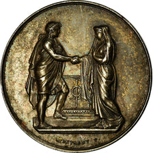 France, Médaille, Mariage, Fidélité Bonheur, Montagny, SUP+, Argent
