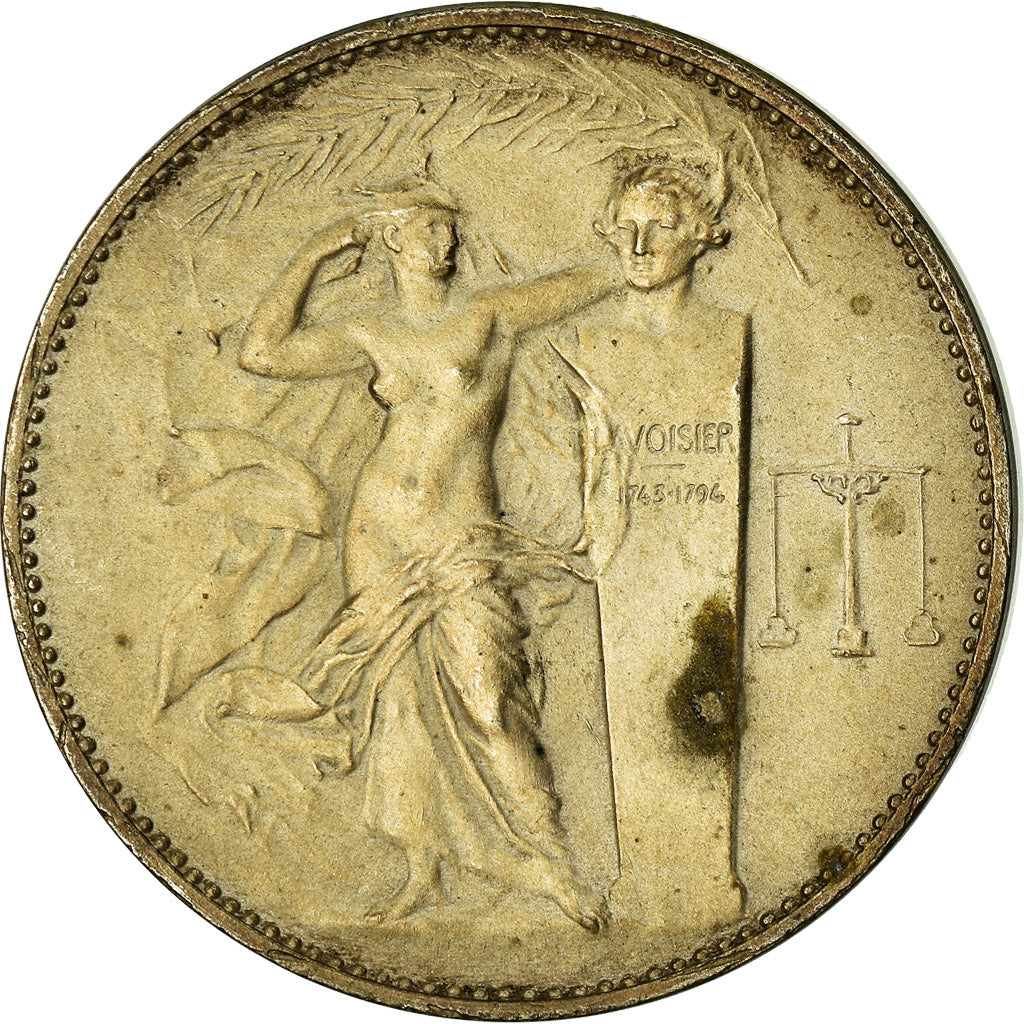 France, Médaille, Union des Industries Chimiques, 1947, TTB+, Silvered bronze