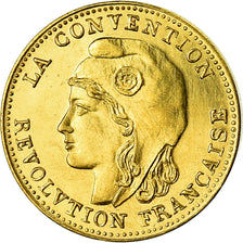 France, Medal, Révolution, 1 Gramme d'or Germinal, History, 1981, MS(65-70)