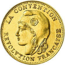 France, Medal, Révolution, 1 Gramme d'or Germinal, History, 1981, MS(65-70)