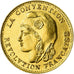 France, Medal, Révolution, 1 Gramme d'or Germinal, History, 1981, MS(65-70)