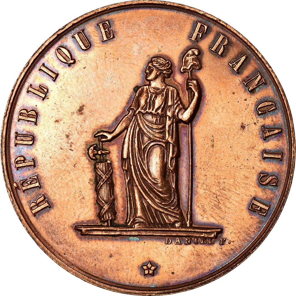 France, Medal, Deuxième République, Révolution, Journées de février