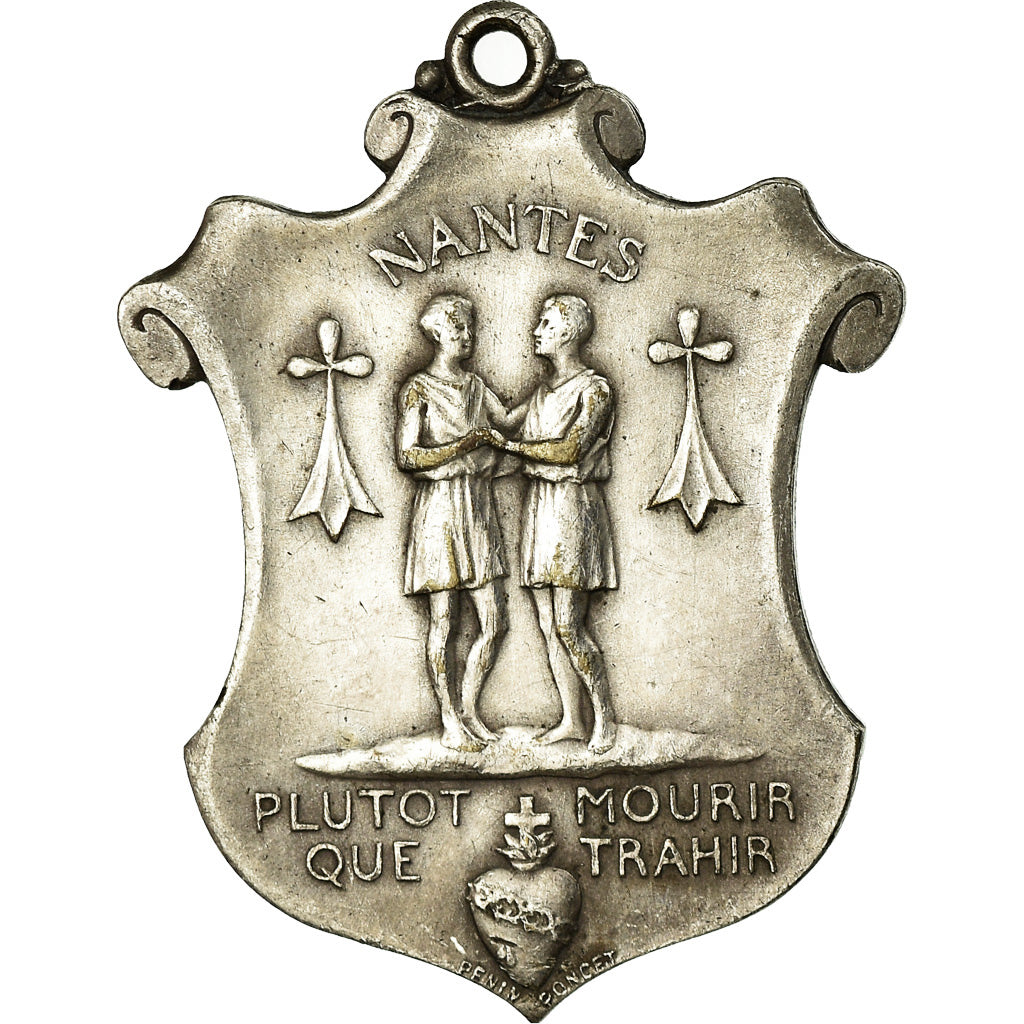 Francia, medalla, Mariage, Nantes, Religions & beliefs, MBC+, Bronce plateado