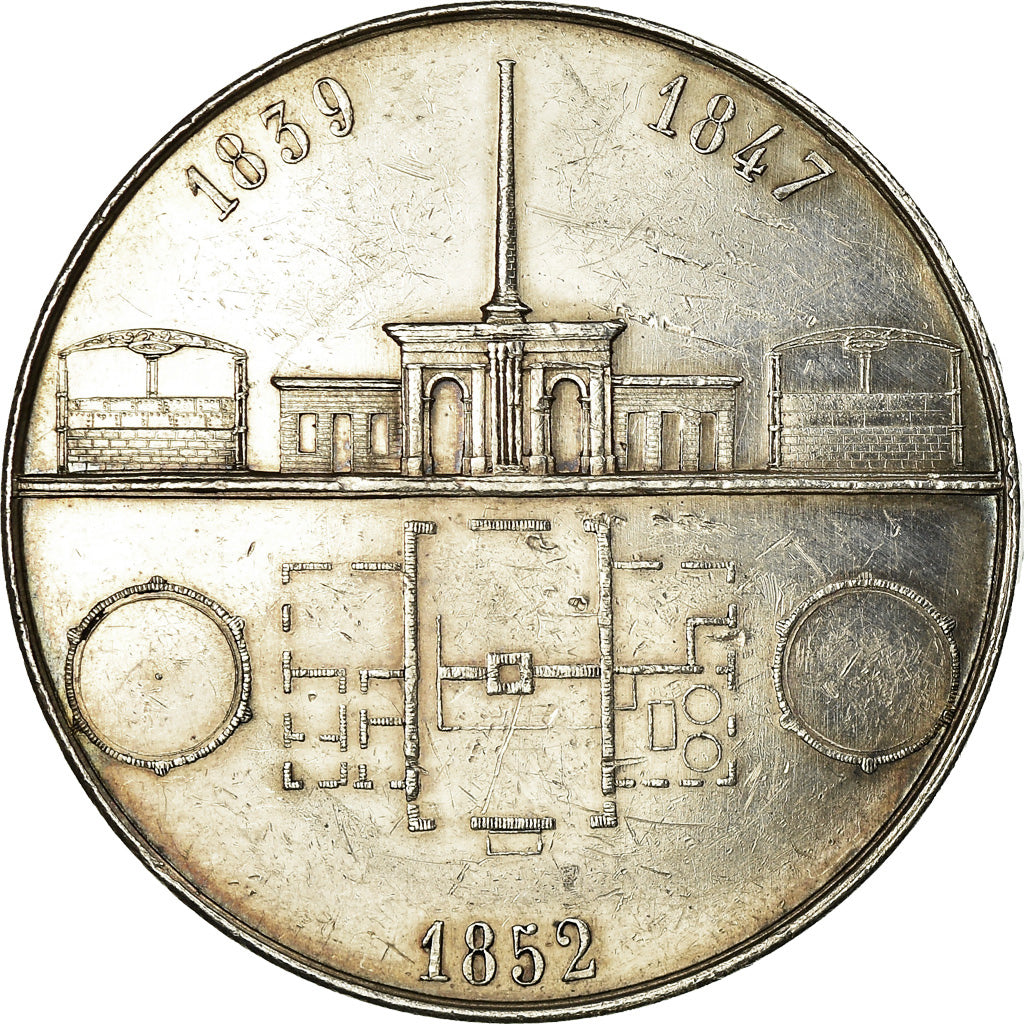 Algeria, Médaille, Compagnie Centrale de l'Eclairage au Gaz Hydrogène, 1852