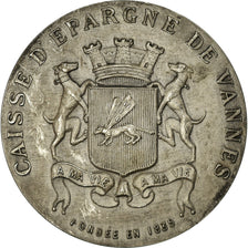 France, Jeton, Savings Bank, Caisse d'Epargne de Vannes, 1835, SUP+, Argent