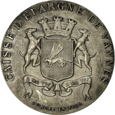 Frankrijk, Token, Savings Bank, Caisse d'Epargne de Vannes, 1835, PR, Zilver