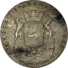 Frankreich, Token, Savings Bank, Caisse d'Epargne de Vannes, 1835, SS+, Silber