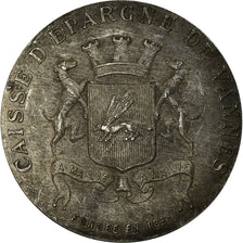 France, Jeton, Savings Bank, Caisse d'Epargne de Vannes, 1835, TTB+, Argent