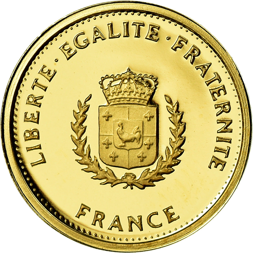 Francia, medalla, Charles De Gaulle, History, FDC, Oro