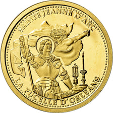 France, Médaille, Jeanne d'Arc et l'Archange Saint-Michel, History, FDC, Or