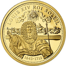 France, Médaille, Louis XIV, Roi Soleil, History, FDC, Or