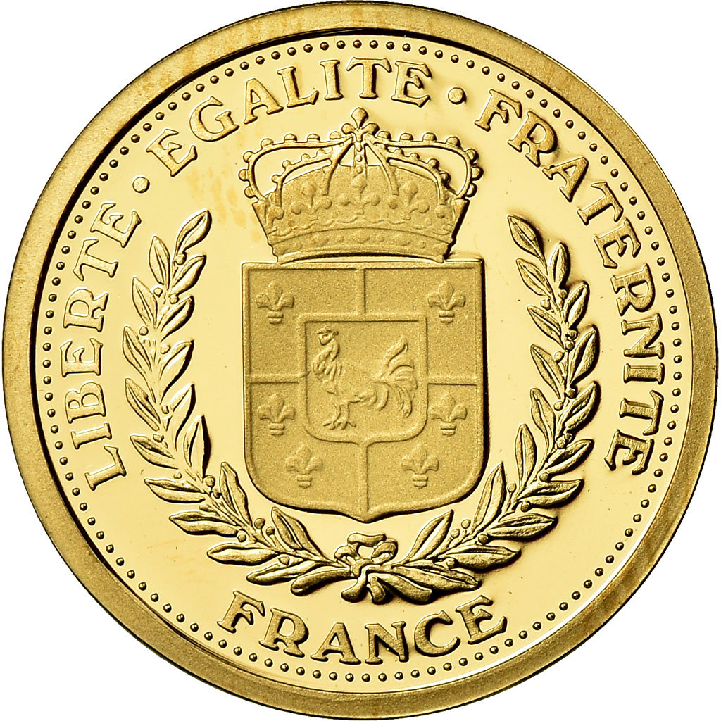 France, Médaille, Louis XIV, Roi Soleil, History, FDC, Or