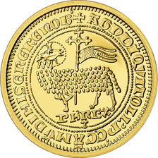 Francia, medalla, Reproduction, Jean II le Bon, Mouton d'Or, FDC, Oro