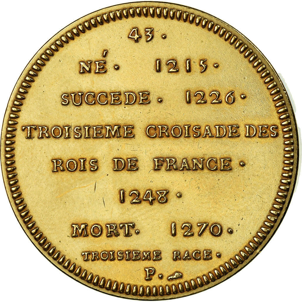 Frankreich, Medaille, Les Rois de France, Saint-Louis, History, Piéfort, STGL