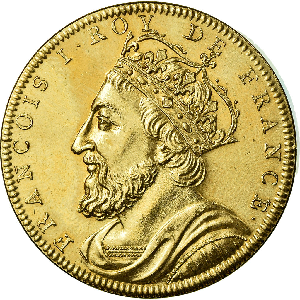 France, Medal, Les Rois de France, François Ier, History, Piéfort, MS(65-70)