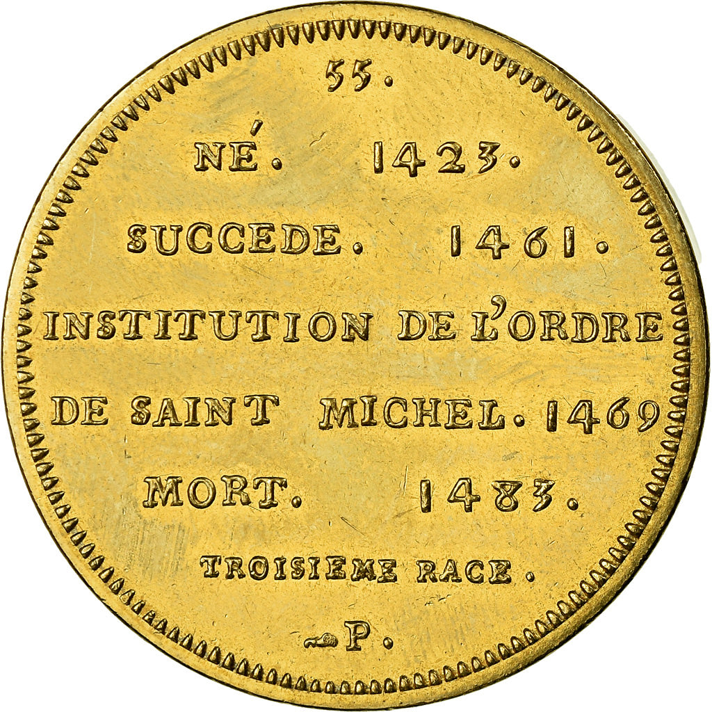 Frankrijk, Medaille, Les Rois de France, Louis XI, History, Piéfort, FDC