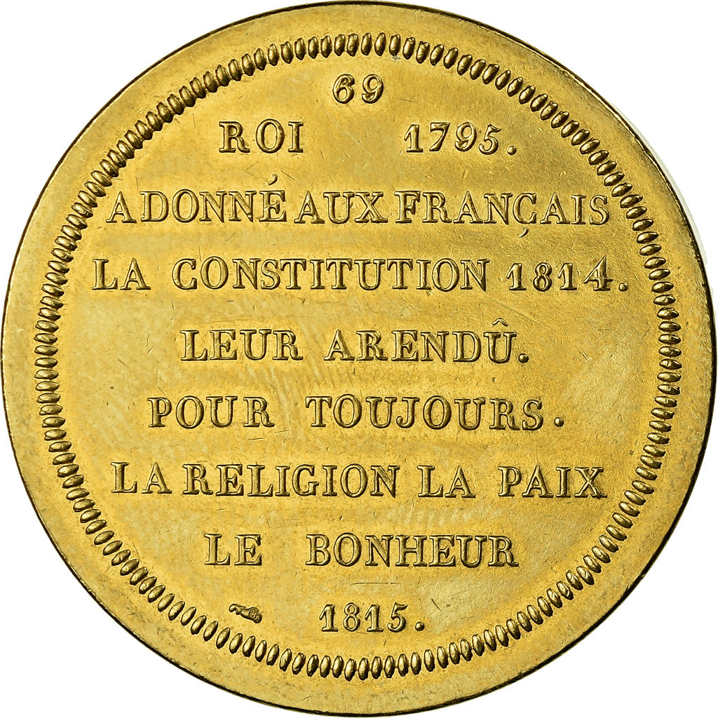 Frankreich, Medaille, Les rois de France, Louis XVIII, History, Piéfort, STGL