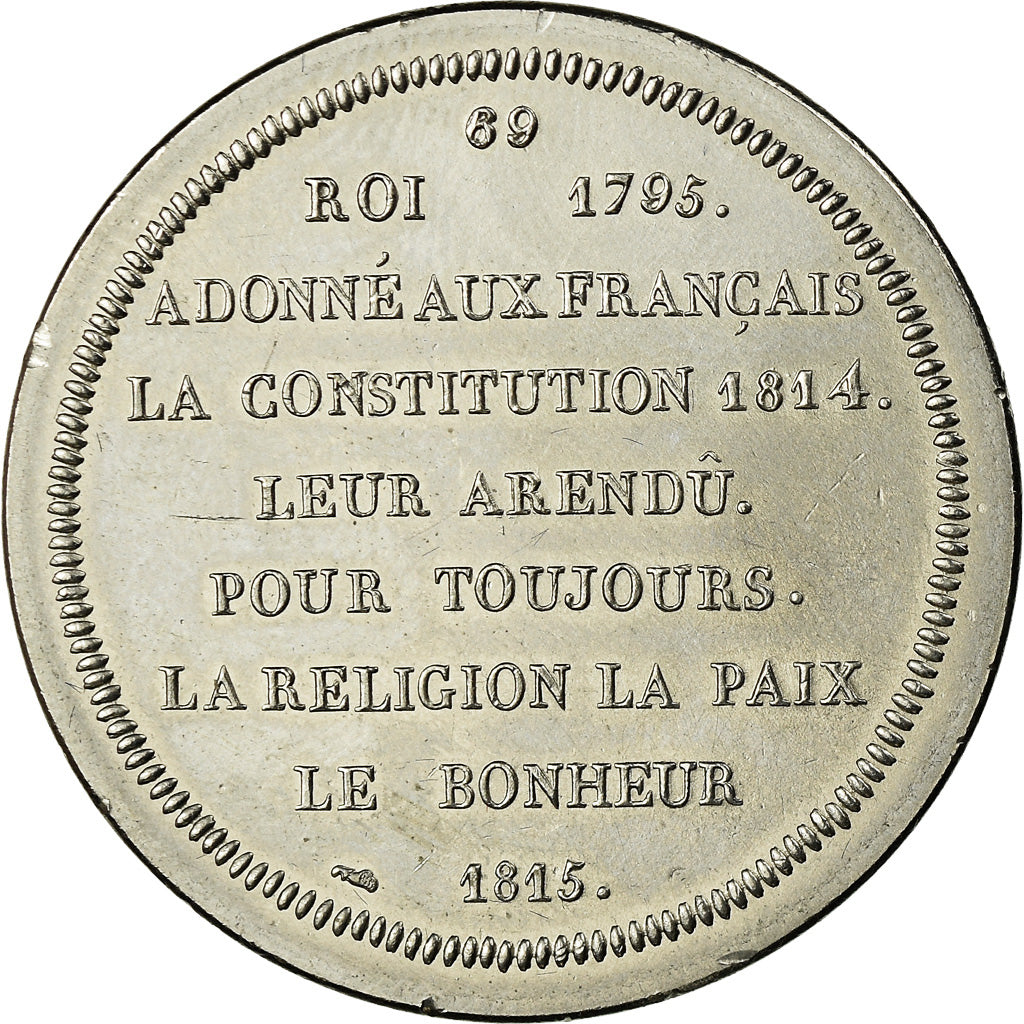 Francia, medaglia, Les rois de France, Louis XVIII, History, Piéfort, FDC