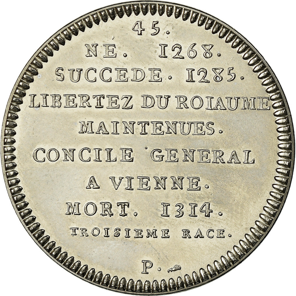 Frankrijk, Medaille, Les Rois de France, Philippe IV, History, Piéfort, FDC