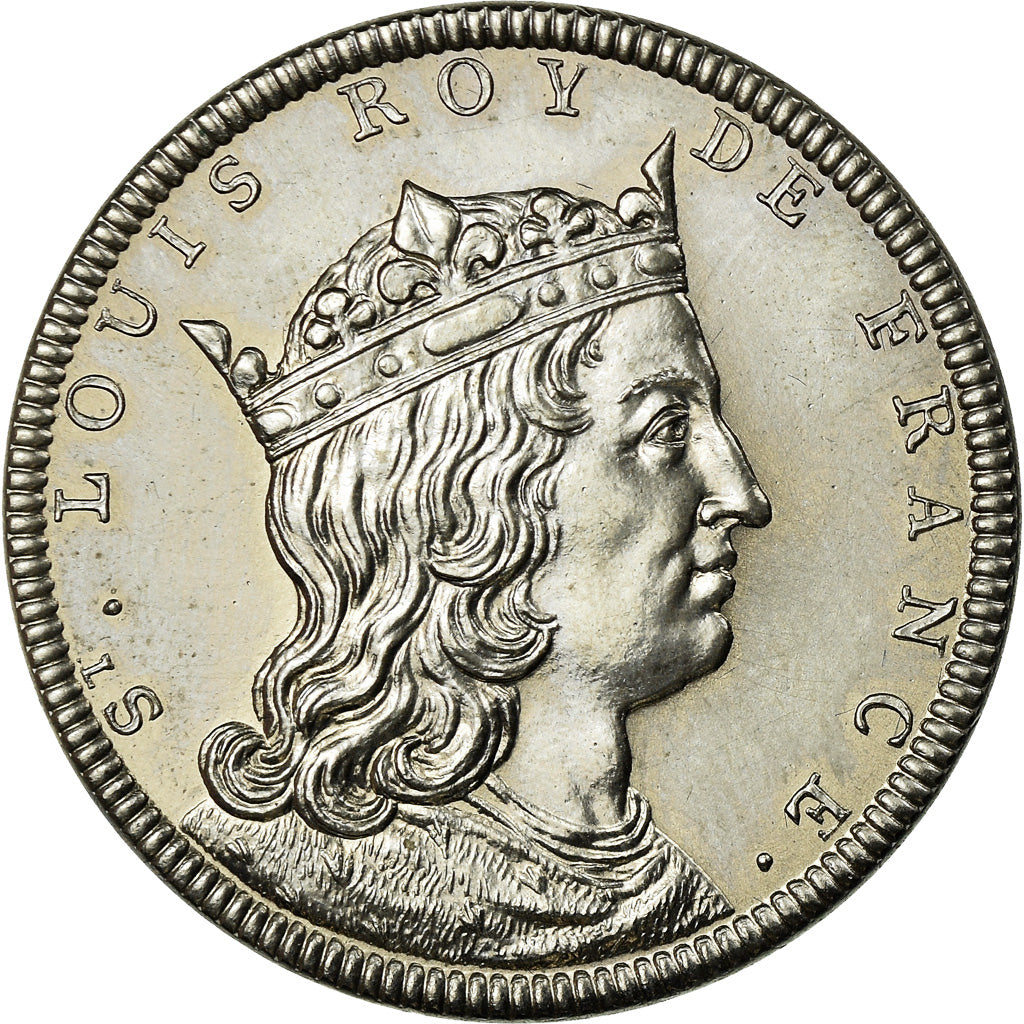 France, Medal, Les Rois de France, Saint-Louis, History, Piéfort, MS(65-70)
