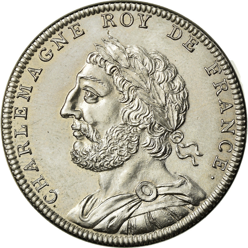 Frankrijk, Medaille, Les Rois de France, Charlemagne, History, Piéfort, FDC