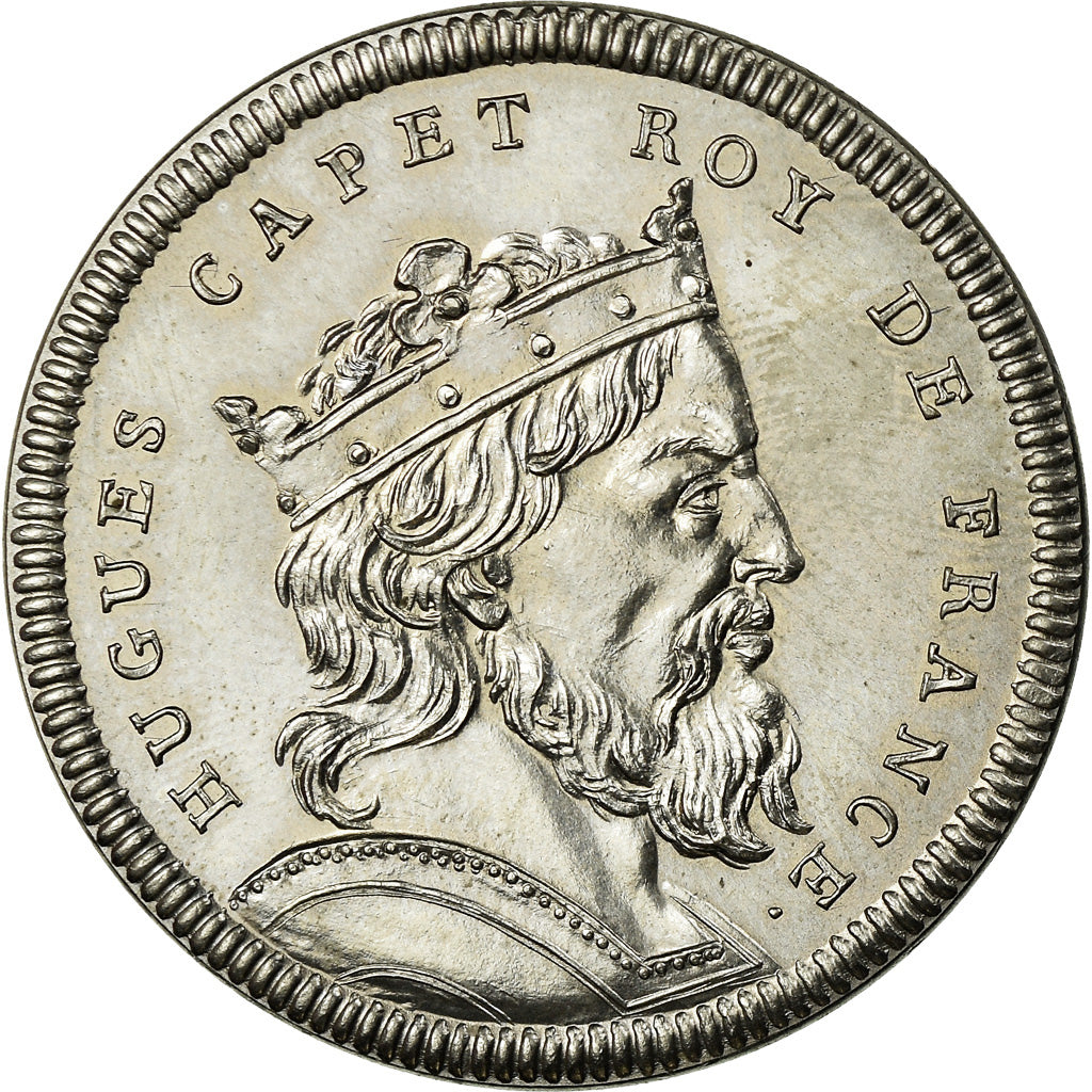 Francia, medalla, Les Rois de France, Hugues Capet, History, Piéfort, FDC