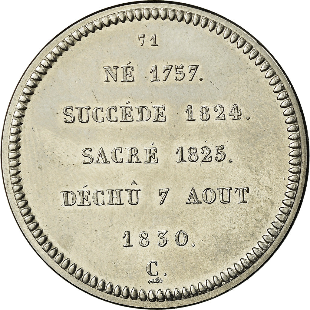 Francia, medalla, Les Rois de France, Charles X, History, Piéfort, FDC