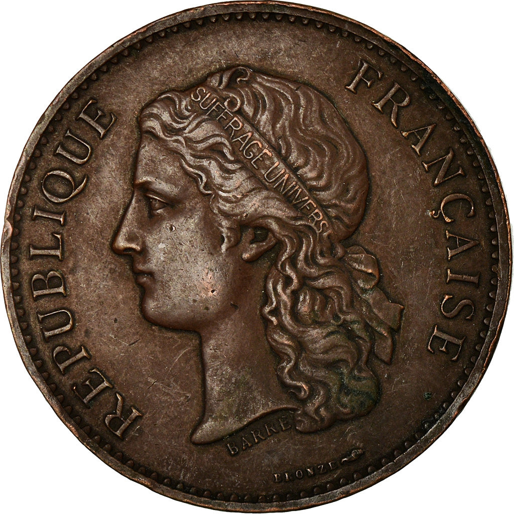 France, Medal, Exposition universelle de Paris, 1889, Barre, EF(40-45), Bronze