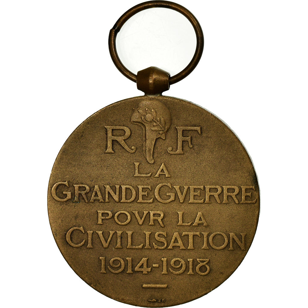 France, La Grande Guerre pour la Civilisation, Medal, 1914-1918, Excellent