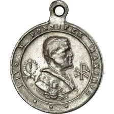 Vatican, Medal, Pie X, XVI Centenari Costantiniano, 1913, AU(50-53), Aluminium
