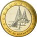 Francia, medaglia, 10 Euro, Ville du Havre, Pont de Normandie, 1996, FDC