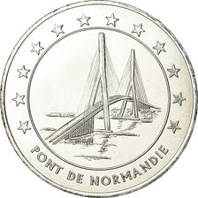 Frankreich, Medaille, 20 Euro, Ville du Havre, Pont de Normandie, 1996, STGL