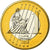 Monaco, medaglia, 1 E, Essai-Trial, 2005, FDC, Bi-metallico