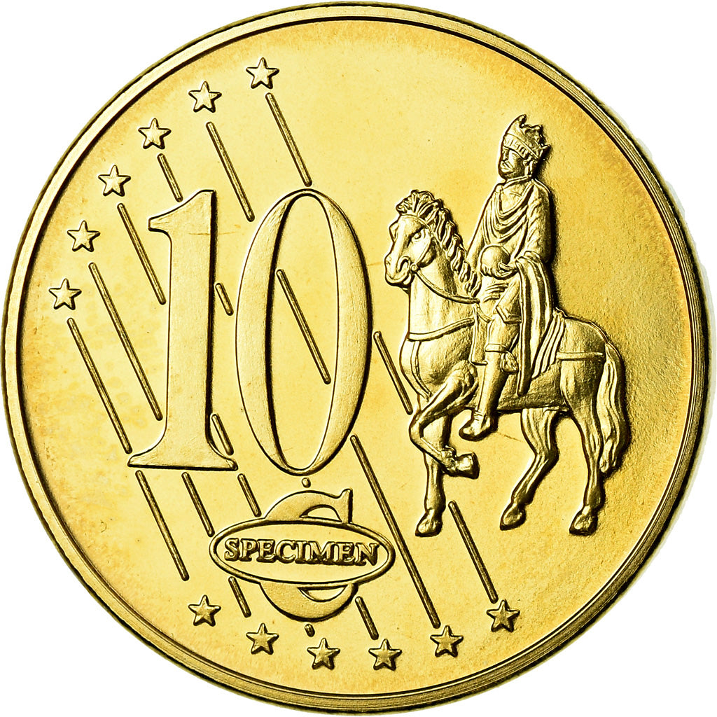 Monaco, Médaille, 10 C, Essai-Trial, 2005, FDC, Copper-Aluminum-Nickel