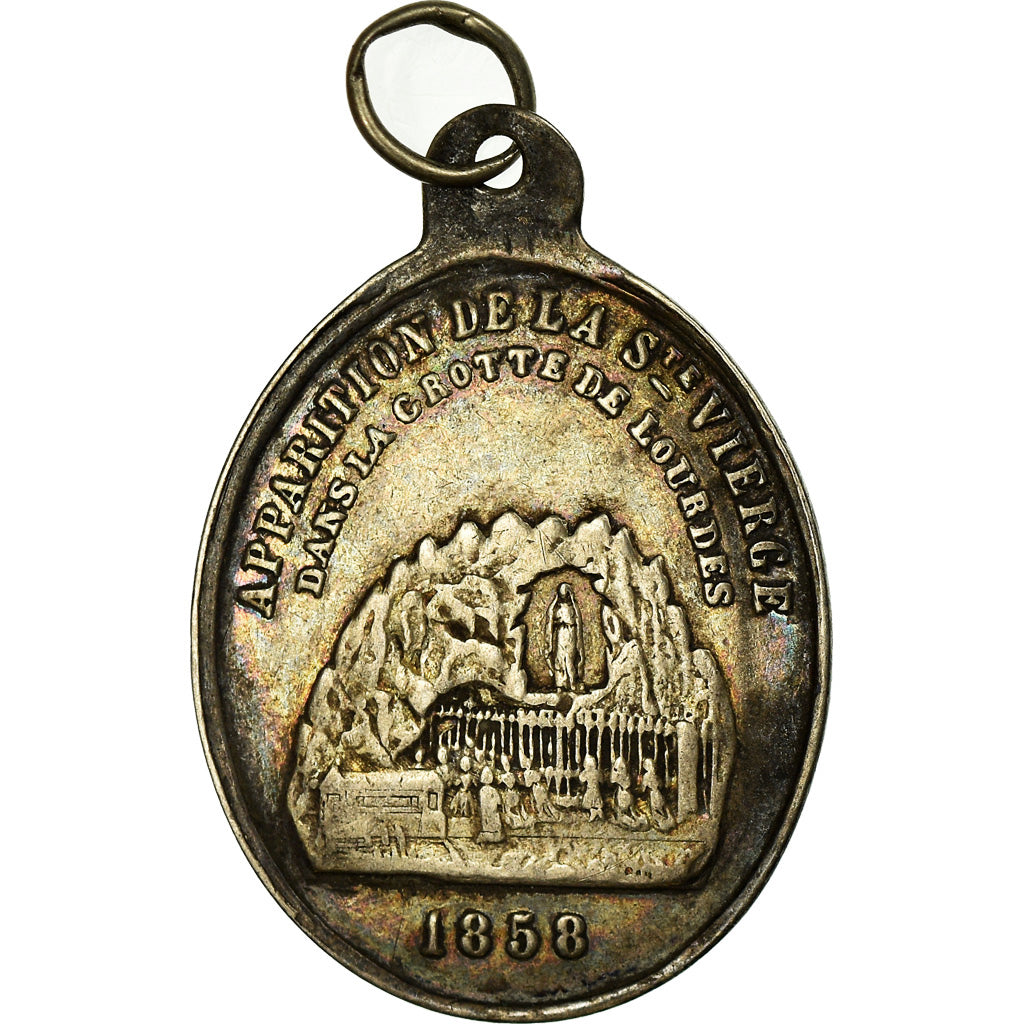 Frankrijk, Medaille, Apparition de la Sainte Vierge dans la Grotte de Lourdes