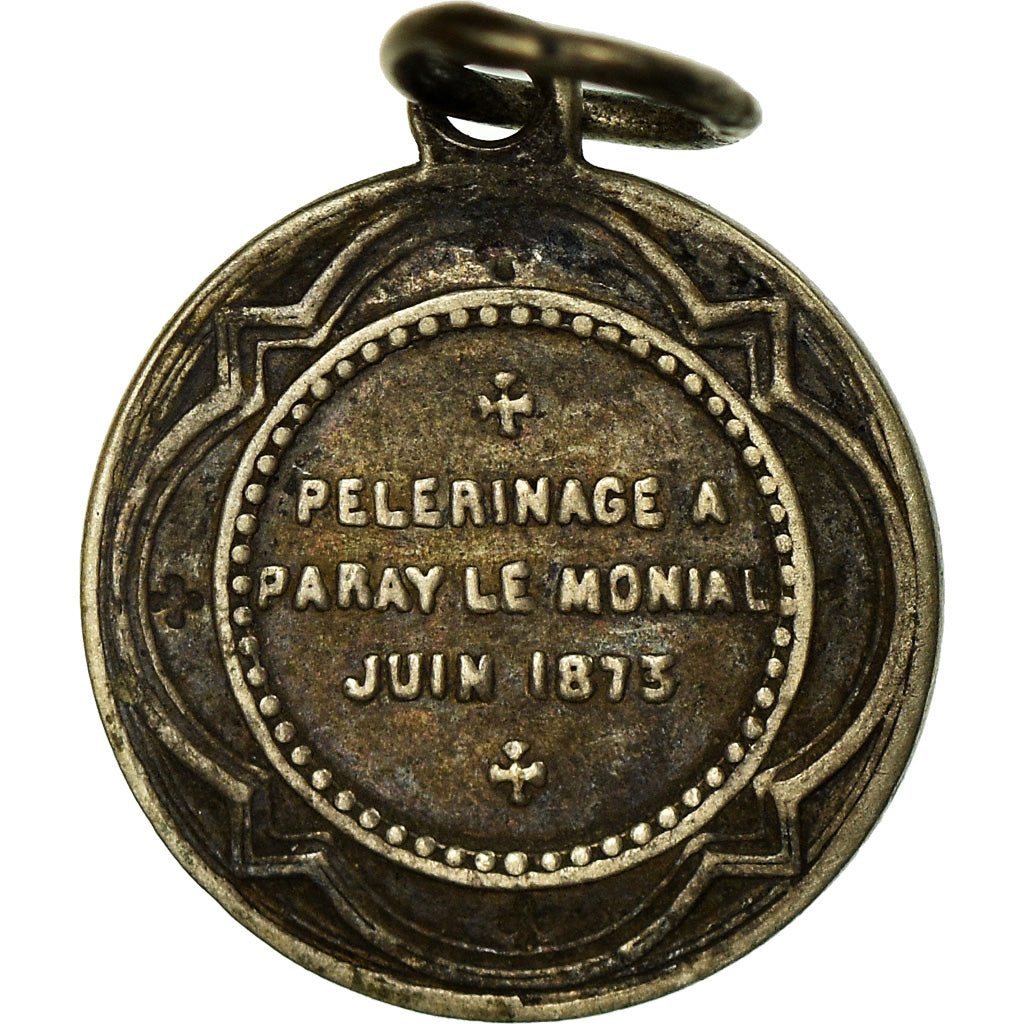 France, Médaille, Pélerinage à Paray le Monial, Religions & beliefs, 1873