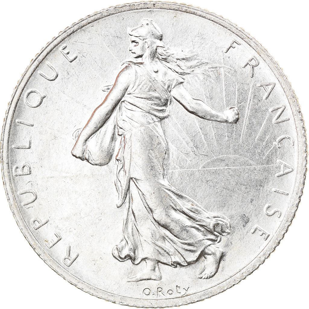 Monnaie, France, Semeuse, 2 Francs, 1917, Paris, SUP, Argent, Gadoury:532