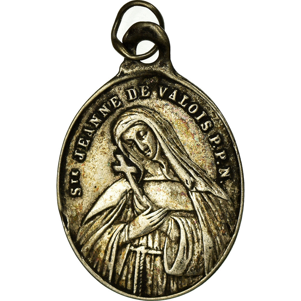 Francia, medaglia, Sainte Jeanne de Valois, Notre Dame des Dix Vertus, Religions