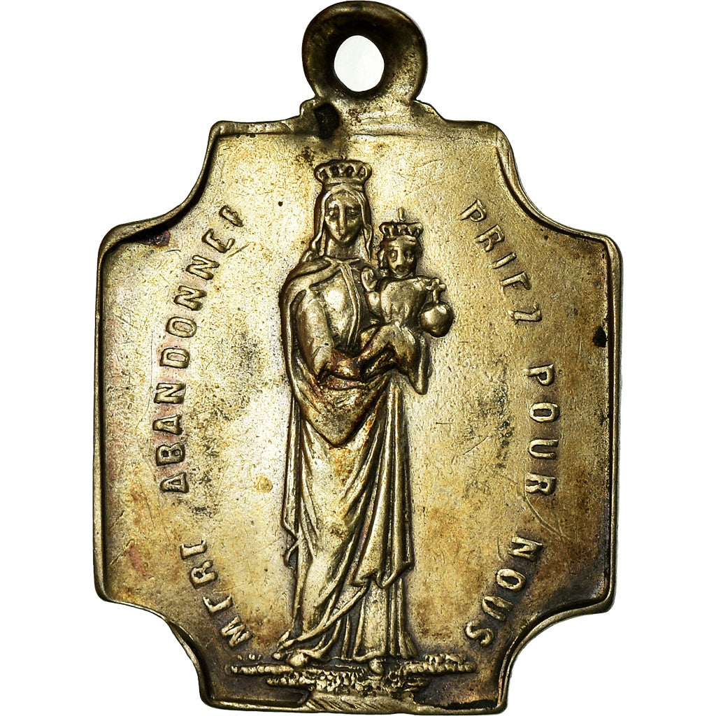 France, Médaille, Mère Abandonnée, Religions & beliefs, SUP, Argent