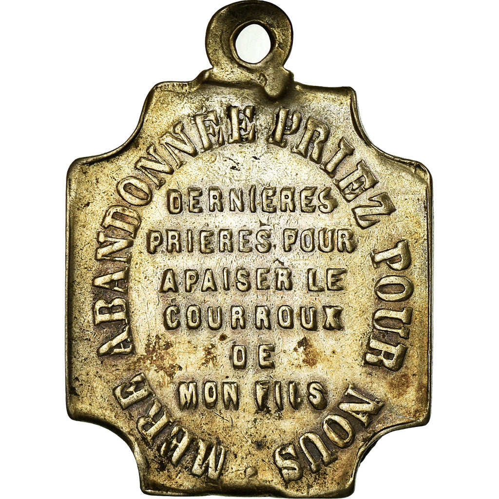France, Médaille, Mère Abandonnée, Religions & beliefs, SUP, Argent