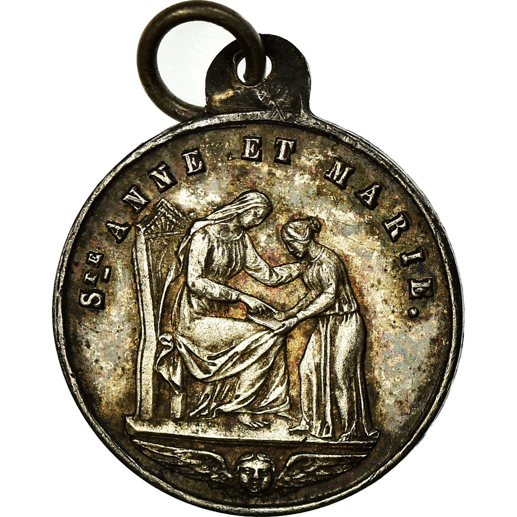 Frankreich, Medaille, Souvenir de Pélerinage à Saint-Anne, Religions &
