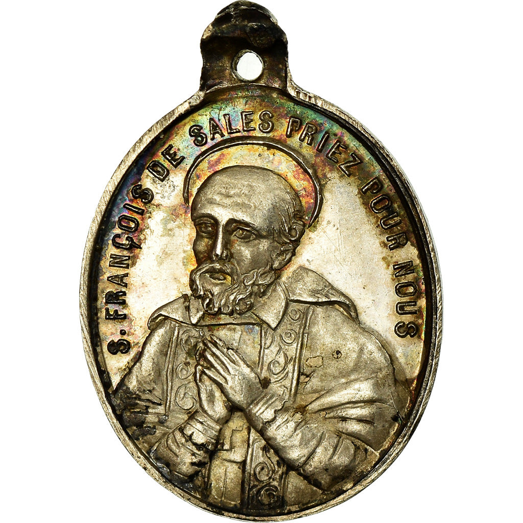 Francja, Medal, Saint François de Sales, Sainte Jeanne, Religie i wierzenia