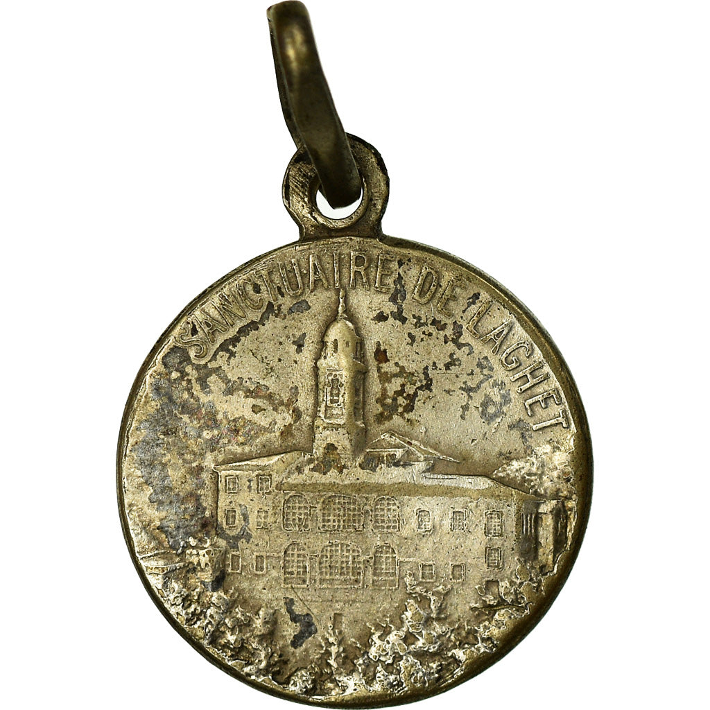 France, Medal, Notre Dame de Laghet, VF(30-35), Silver